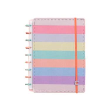 Imagem de Caderno Inteligente Arco Ìris Pastel Tamanho Médio 80 Folhas