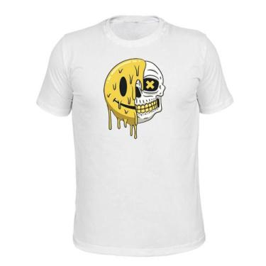 Imagem de Camiseta Plus Size Confortável Malha 30.1 Estampada Emoji Metades - Su