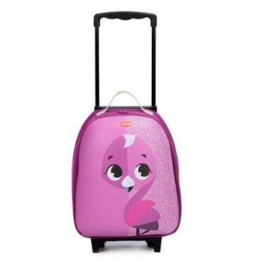 Imagem de Mochila de Rodinhas Sem Alça Tiny Love Safari Flamingo Rosa-Feminino