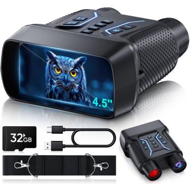 Imagem de Óculos de visão noturna MoonFox 4K Binóculos 8X Zoom 32GB