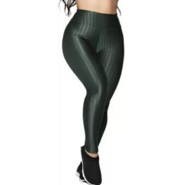 Imagem de Calça legging cirrê 3D texturizado ajustável ao corpo-Feminino