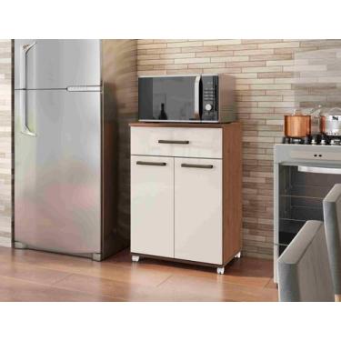 Imagem de Armario Multiuso Primor 2P1G Cinamomo.Areia Zanzini Moveis