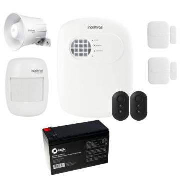 Imagem de Kit Alarme Intelbras Residencial Comercial 3 Sensores 24 Net Via App