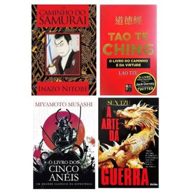 Imagem de Kit c/4 livros tao te ching + o livros dos cinco aneis + o caminho do 
