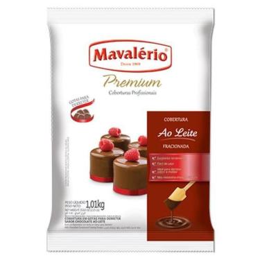 Imagem de Chocolate Cobertura Gotas Premium Ao Leite 1,01kg Mavalério - Mavaleri