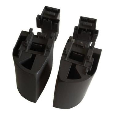 Imagem de Kit Pés Completo 12Cm Para Fogão Esmaltec Jade Glass