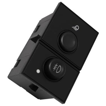 Imagem de Woodzdon Interruptor de luz de neblina para GM 15143597 15076588 2003-2006 para Chevrolet Silverado 1500 2500 3500 para GMC Sierra 1500 2500 3500 Yukon para Cadillac Escalade ESV EXT D709666 C 1S14