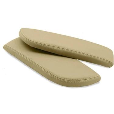 Imagem de NLQR Tampa do console central para apoio de braço de substituição de couro bege caramelo compatível com Acura MDX 2007 2008 2009 2010 2011 2012 2013