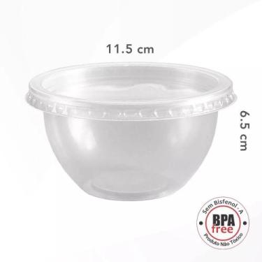 Imagem de Pote E Tampa Bowl 500ml C/20 Unidades Prafesta