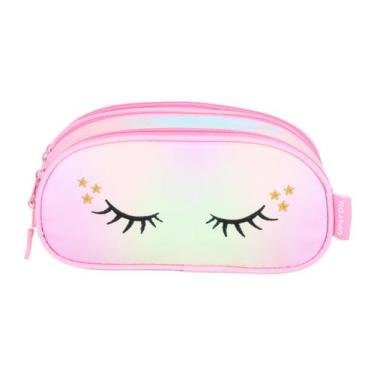 Imagem de Estojo Triplo Dream Degradê Rosa Up4You EI41734UP Lançamento 2025