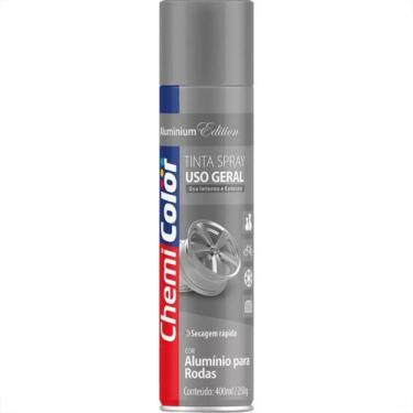 Imagem de Spray Chemicolor Aluminio Para Rodas 400Ml/250G. - BASTON CHEMICOLOR
