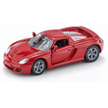 Imagem de Miniatura Siku Porsche Carrera GT Vermelho Pneus Em Borracha, Vermelho