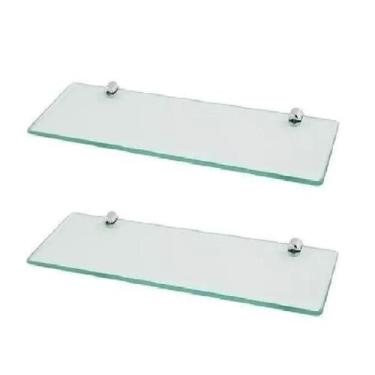 Imagem de Prateleira de vidro decorativa 40 x 10 kit com 2 unidades - Sonharte