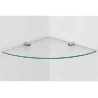 Imagem de Prateleira De Canto Em Vidro Temperado 25 cm - Sonharte