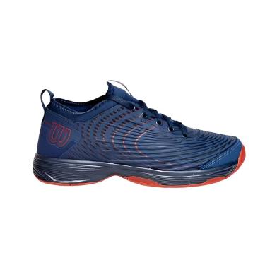 Imagem de Tênis Wilson Pro Open 3.0 All Court Azul e Vermelho