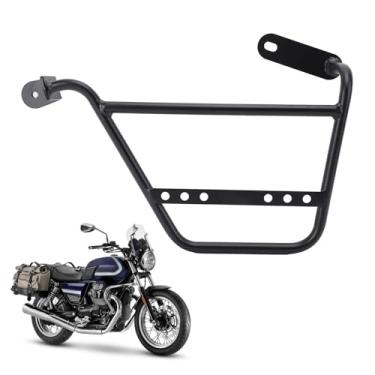 Imagem de Rack de Suporte de Alforjes, Suporte para a Sela Lateral de Moto, Suporte de Transporte para V7, Estrutura Forte de 12 Mm de Ferro de 12 Mm (Esquerda: MV833 BBZJ)