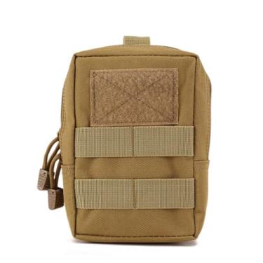 Imagem de Tactical First Aid Pouch,Molle EMT Pouches Rip-Away Military IFAK Medical Bag,Militar First Aid Pouch Bag for Outdoor Camping Hiking Travel (Brown)