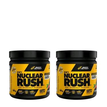 Imagem de Kit 2 - Pré Treino Nuclear Rush Guarana com Açaí  Workout Powder - 100