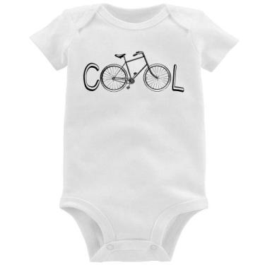 Imagem de Body Bebê Bike Cool - Foca na Moda, Branco, P