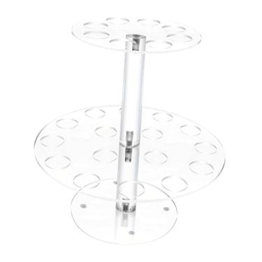 Imagem de IEUDNS Sortador de Casquinha de Sorvete Clear Hand Roll Popcorn Rack para Table Party Home