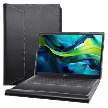 Imagem de Alapmk Capa protetora para Lenovo LOQ Essential Gen 9 e LG gram Book 15, capa para Acer Chromebook Plus Enterprise 515 CBE595-2/Nitro V 15 ANV15-52/Nitro V 15 AI ANV15-42/Aspire Go 15 AG15-32P, preta