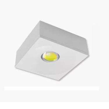 Imagem de Spot Led Sobrepor Quadrado 3w 3000k Para Teto Pergolado Branco (220V)