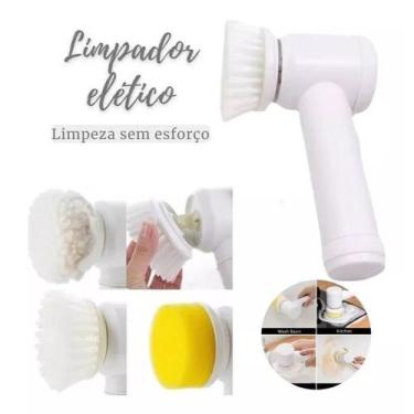 Imagem de Ultra Escova De Limpeza Elétrica Giratória Multifuncional 5 Em 1 Magic