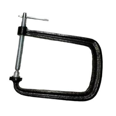 Imagem de Almencla Folk Guitar Bridge Bridge Bridge Bridge Install Cramp, instrumento musical Parte da ferramenta de reparo de pontes de metal Clipe, Sem Acessórios