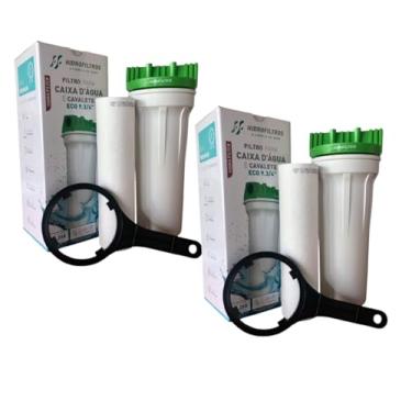 Imagem de Kit 02 Filtros para Caixa D'água ou cavalete, cisterna e poço artesiano Completo