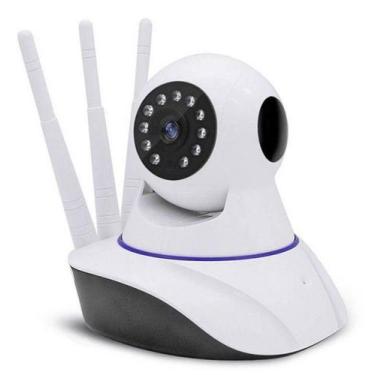 Imagem de Camera Hd 720P Wireless 3 Antenas Wifi Infravermelho P2P - Ip Camera -
