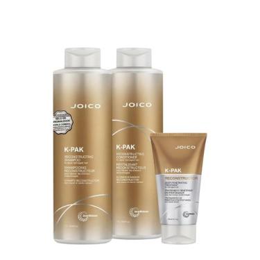 Imagem de Kit Joico K-PAK Reconstrutor Deep Luster Salon Total (3 produtos)
