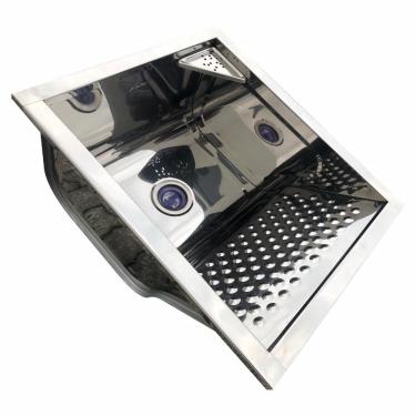 Imagem de Tanque inox 30lt para lavanderia com válvula