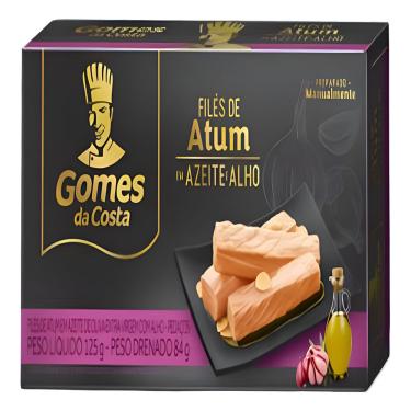 Imagem de Filés De Atum Em Azeite De Oliva E Alho Gomes Da Costa 125g