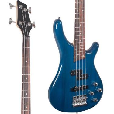Imagem de Contrabaixo Elétrico 4 cordas Giannini GB200A Translucent Blue