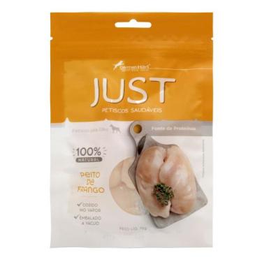 Imagem de Petisco Natural Just Peito de Frango para Cães e Gatos 75g - GERMANHAR