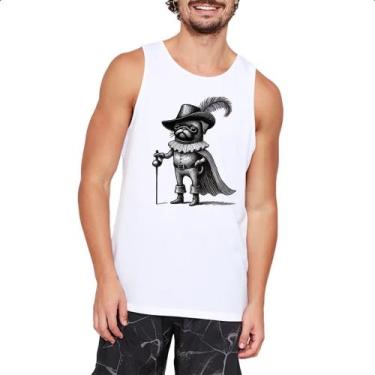 Imagem de Camiseta Regata Pug Mosqueteiro - Alearts, G