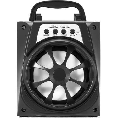 Imagem de Caixa de Som Portátil Bluetooth Altomex/Grasep SD - USB - AUX - FM - E