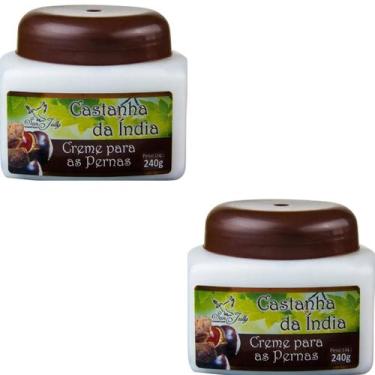 Imagem de Creme Hidratante San Jully Castanha da Índia Pote 240g Kit 2 Unidades