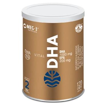 Imagem de Vital Dha 1000mg Epa 200mg Ômega 3 Meg3 120 Cápsulas - Vital Âtman