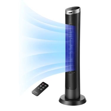Imagem de Ventilador de torre OmniBreeze Digital Electric de 36 polegadas com controle remoto