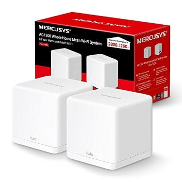 Imagem de Kit Roteador Wi-Fi Mesh Gigabit 5GHz Mercusys Halo H30G