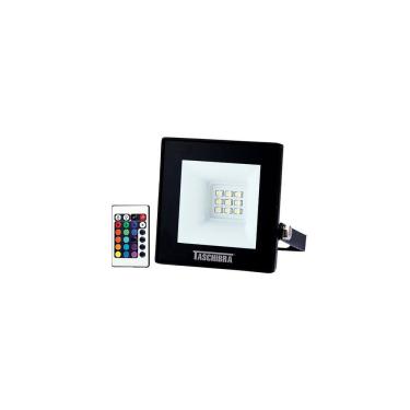 Imagem de Refletor Taschibra TR LED Slim RGB 10W Preto Bivolt