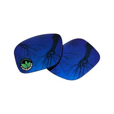 Imagem de Raydi Lentes de reposição de policarbonato para óculos de sol Ray-Ban Meta Wayfarer RW4006 50 mm - Trail Blue Mirror - Polarizadas