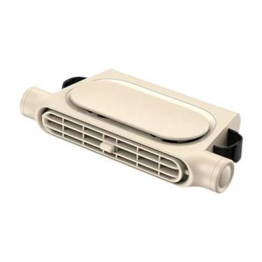 Imagem de Kuntesetty Ventilador de veículo universal de resfriamento do banco traseiro do carro para sedan, Bege