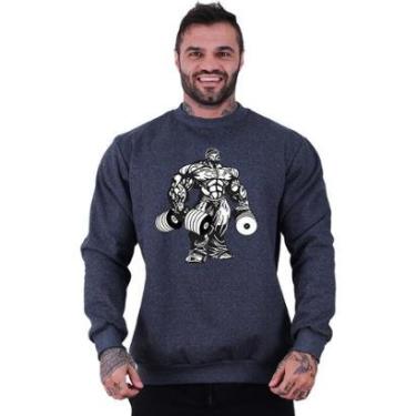 Imagem de Blusa Moletom Basic MXD Conceito Sem Touca Moda Fitness De Treino-Masculino