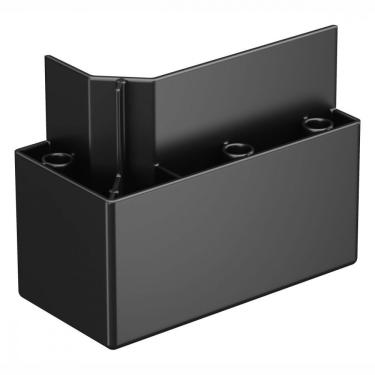 Imagem de Kit Pés Preto Com 8 Unidades Maxel Preto