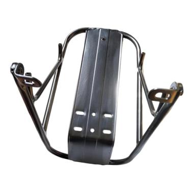 Imagem de Dynwave Suporte para bagagem frontal de bicicleta, cesto de carga, estável, leve e fácil de instalar, prateleira para bagagem para viagens, compras, andar de