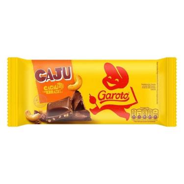 Imagem de Barra de Chocolate Castanha de Caju Garoto 80g