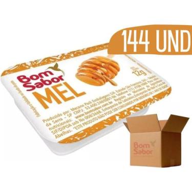 Imagem de Mel Mini Potinho Blister Sache Bom Sabor 12g Caixa 144 Und