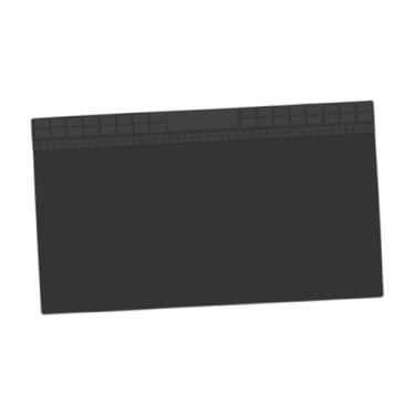 Imagem de MotiveTech Almofada de Solda de Silicone, Estação de Manutenção Fácil de Limpar, 70x40 Cm, Antiderrapante para Componentes Eletrônicos de Placa de Circuito, Tele, Preto, Tamanho real